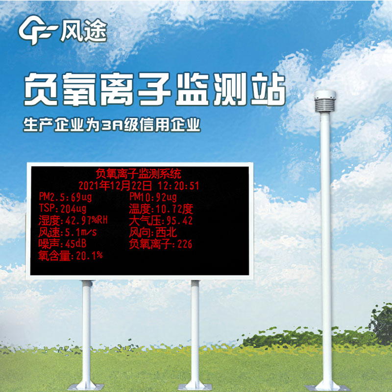 負氧離子在線檢測系統(tǒng)介紹 負氧離子在線檢測系統(tǒng)介紹