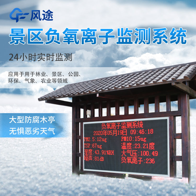 景區負氧離子監測系統有什么用? 景區負氧離子監測系統有什么用?